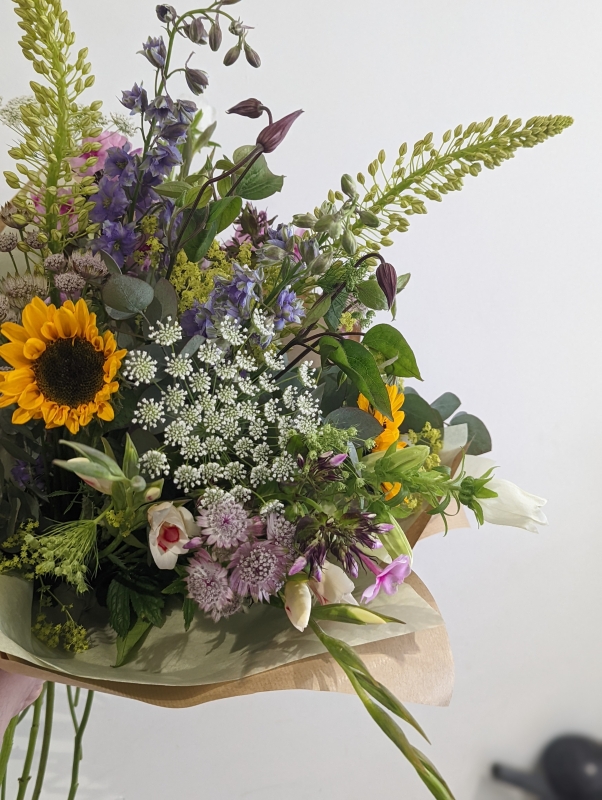 Bespoke Hand tied bouquet.